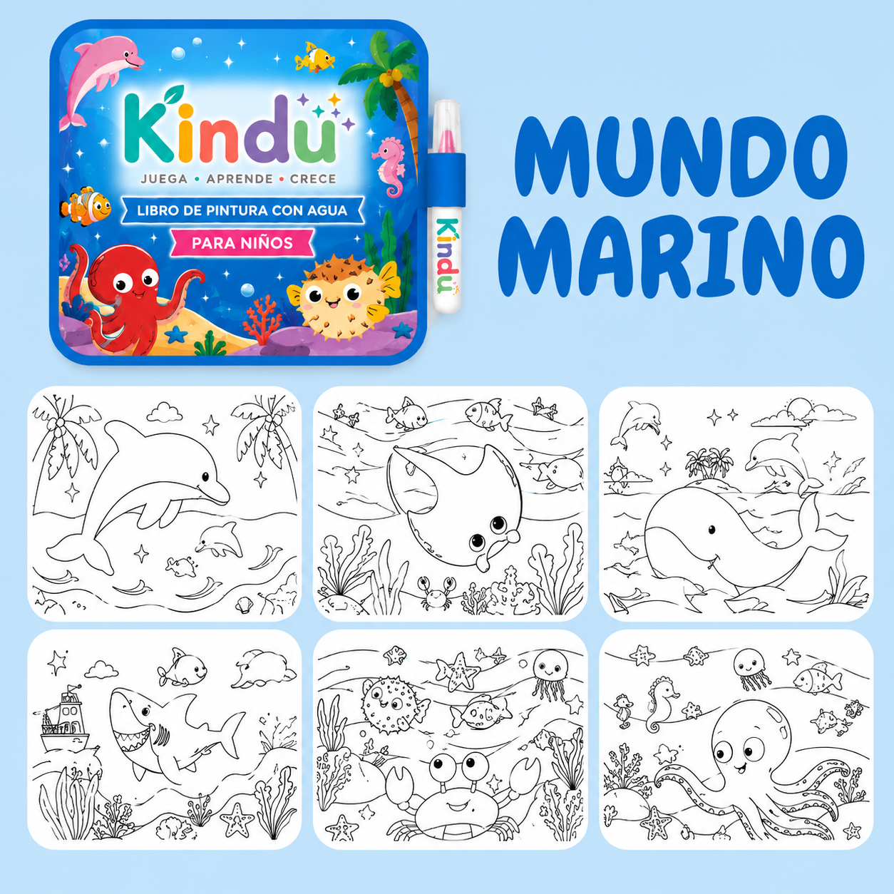 Libro Mágico al Agua | Menos pantalla más diversión